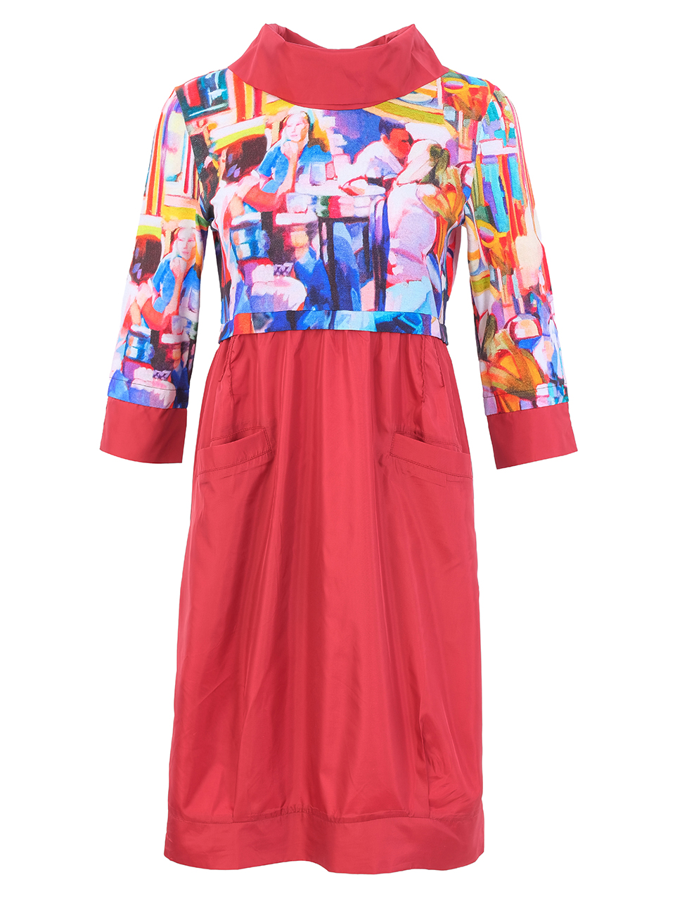 76616 DRESS (BORDEAUX)