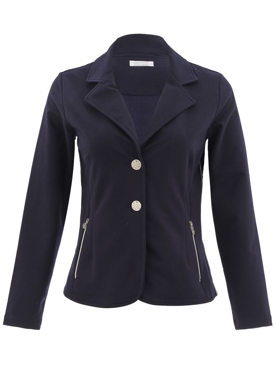 26103 Knit Jacket (NAVY)