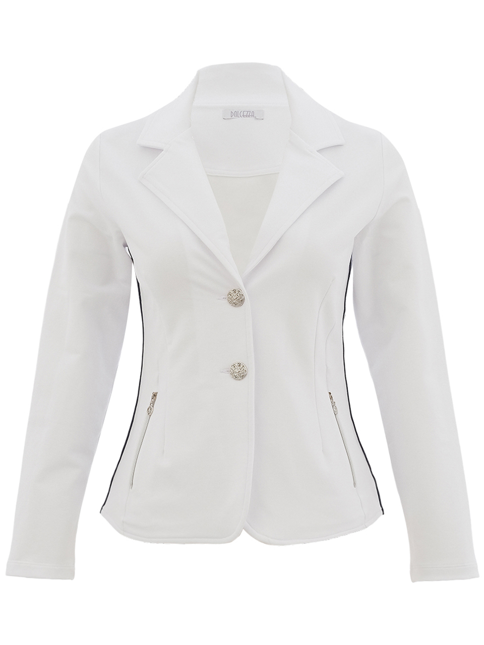 26103 Knit Jacket (WHITE)