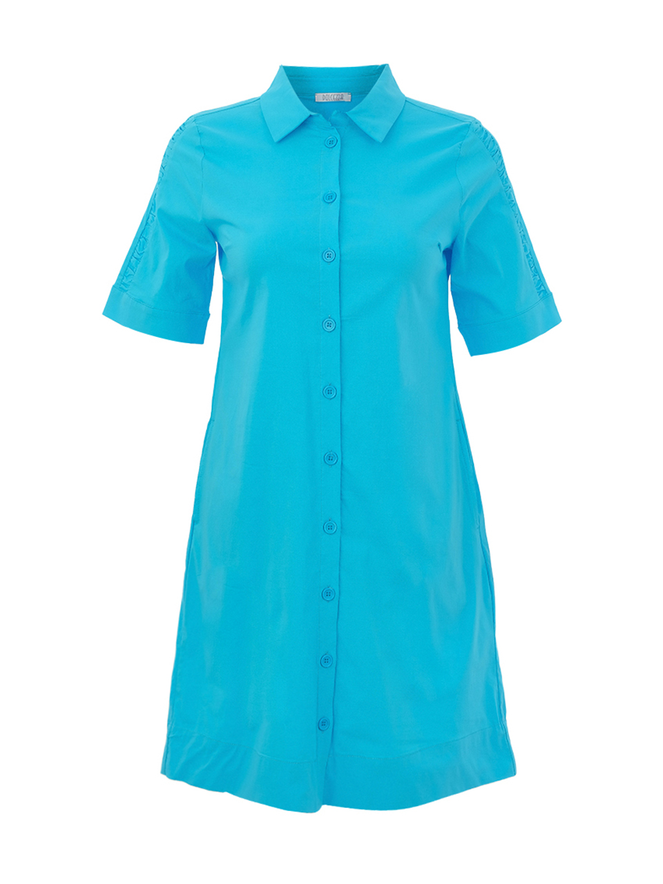 26163 Woven Dress (TURQUOISE)