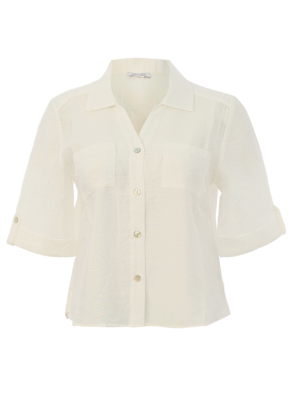 26180 Woven Blouse (WHITE)