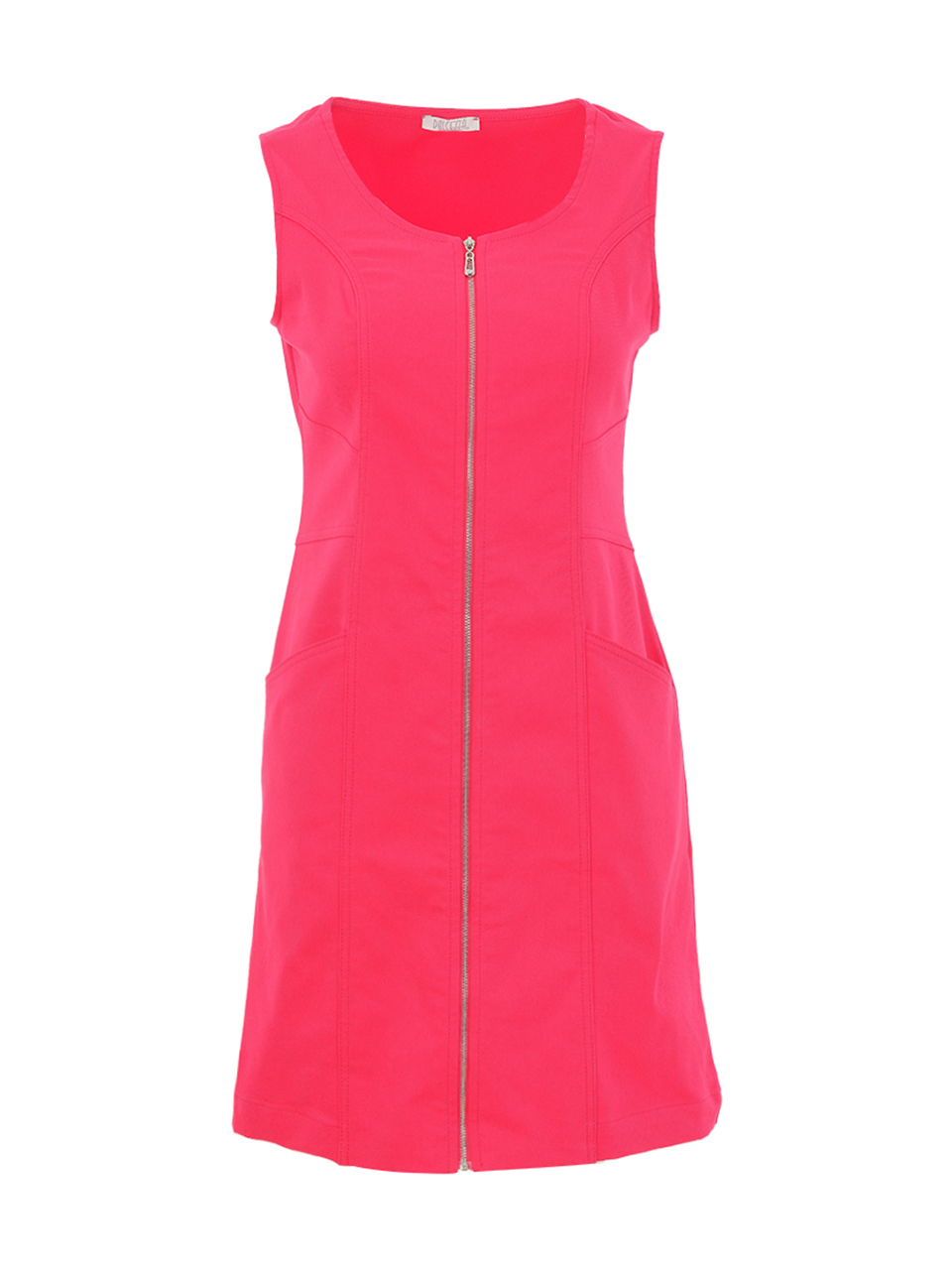 26201 Woven Dress (FUCHSIA)