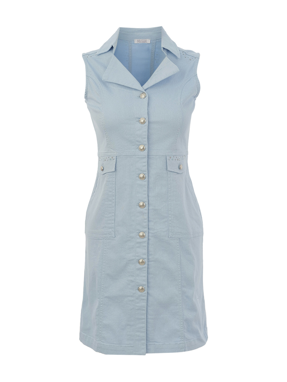26211 Woven Dress (BLUE)
