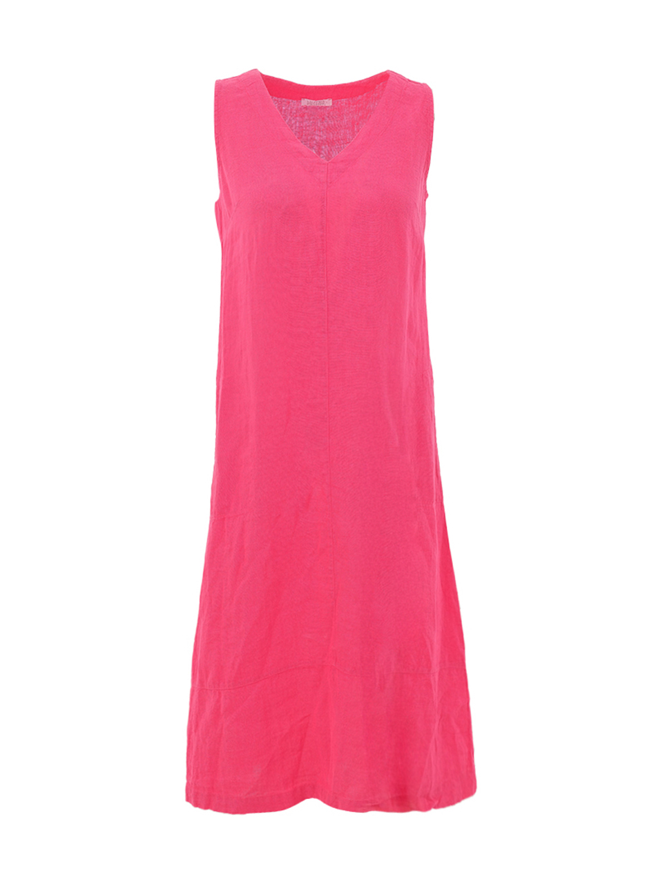 26223 Woven Dress (FUCHSIA)