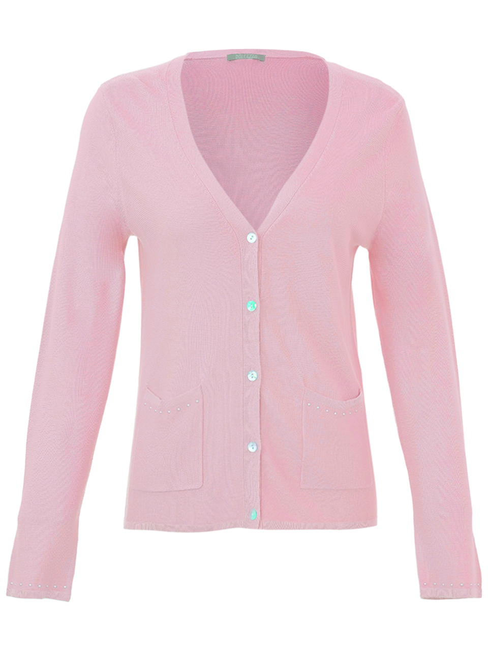 26307 Sweater Knit Cardigan (LIGHTPINK)